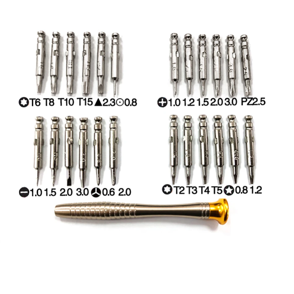 Кожаный чехол 25 в 1 Torx отвертка набор инструмент для ремонта мобильных телефонов Набор Мультитул ручные инструменты для Iphone часы планшет ПК