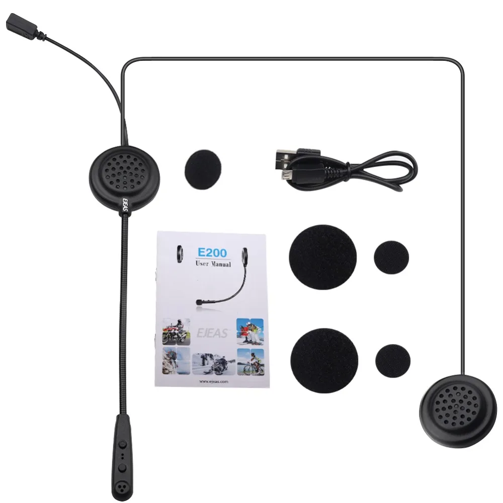 

300m Bluetooth Motorcycle Helmet Wireless Headset Radio Without Intercom Skiing Communication Motorcycle for Two Riders Headset