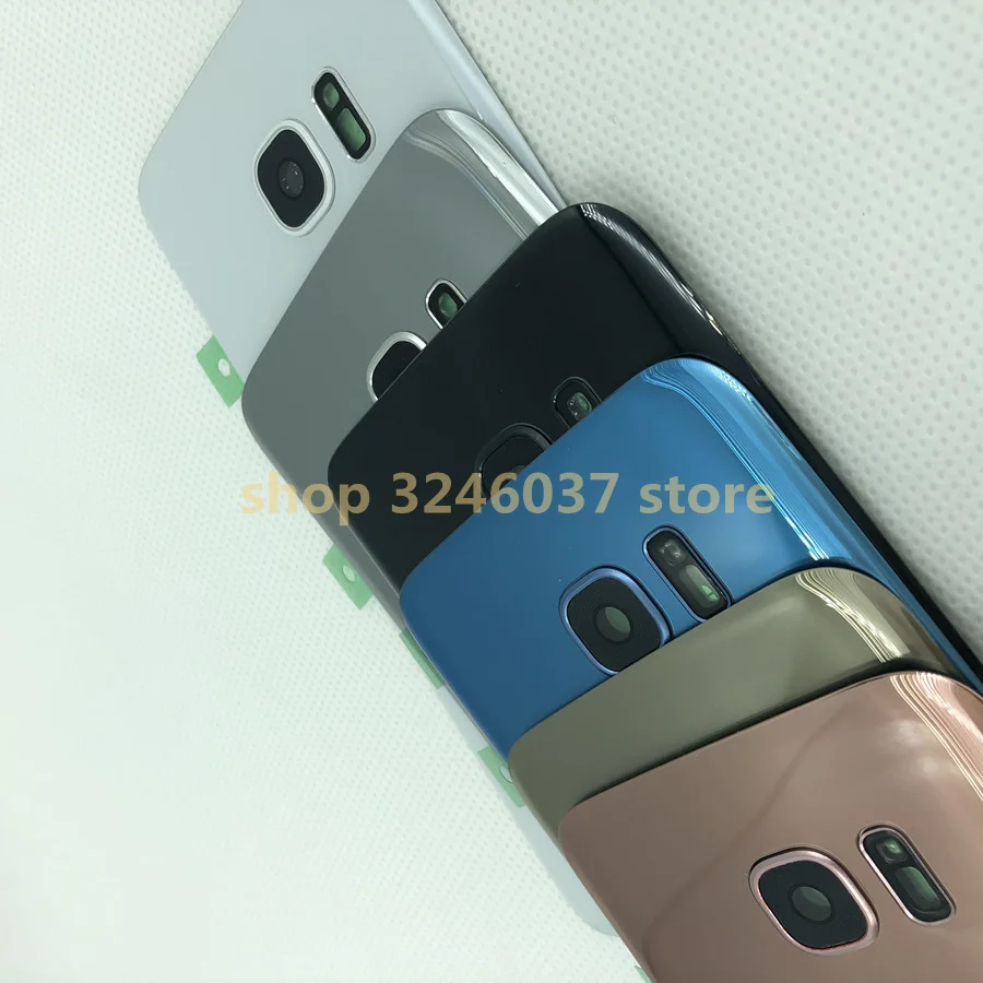 Оригинальная новая задняя панель стеклянная крышка аккумулятора для Samsung Galaxy S7