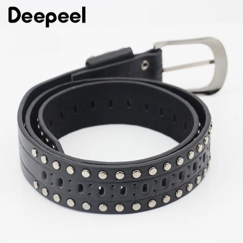 Deepeel 1 шт. 3 6*103 см модные заклепки декоративный ремень из искусственной кожи ремни