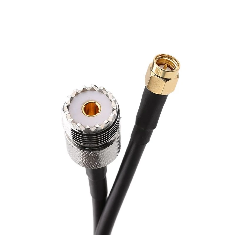 Кабель СВЧ SO239 гнездовой к SMA Гнездовой прямой RG58 РЧ коаксиальный кабель в