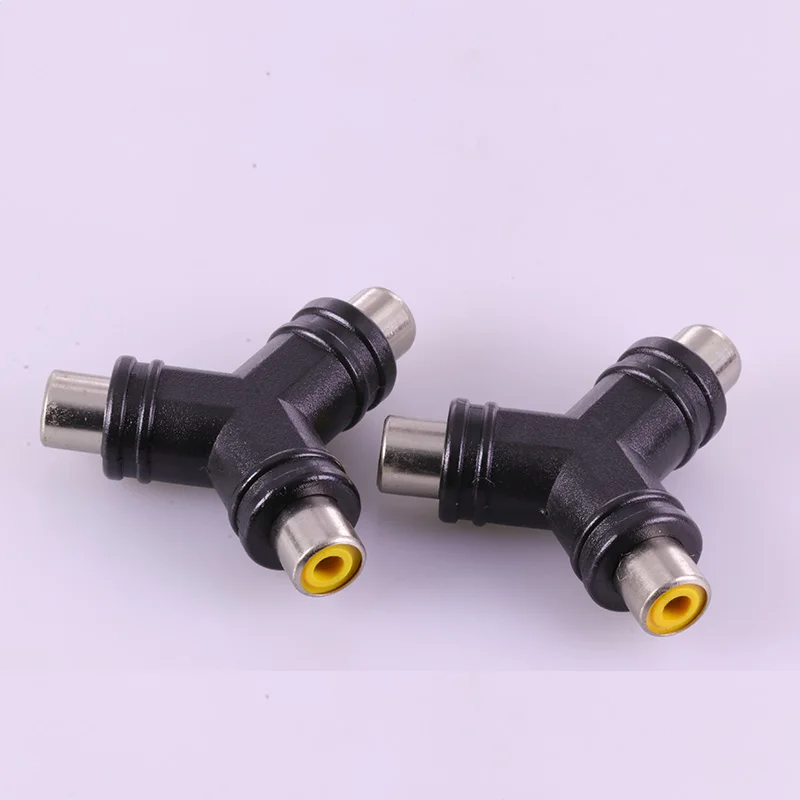 5 шт. RCA разъем адаптер Мама мама для аудио видео Динамик Y сплиттер|Соединители| |