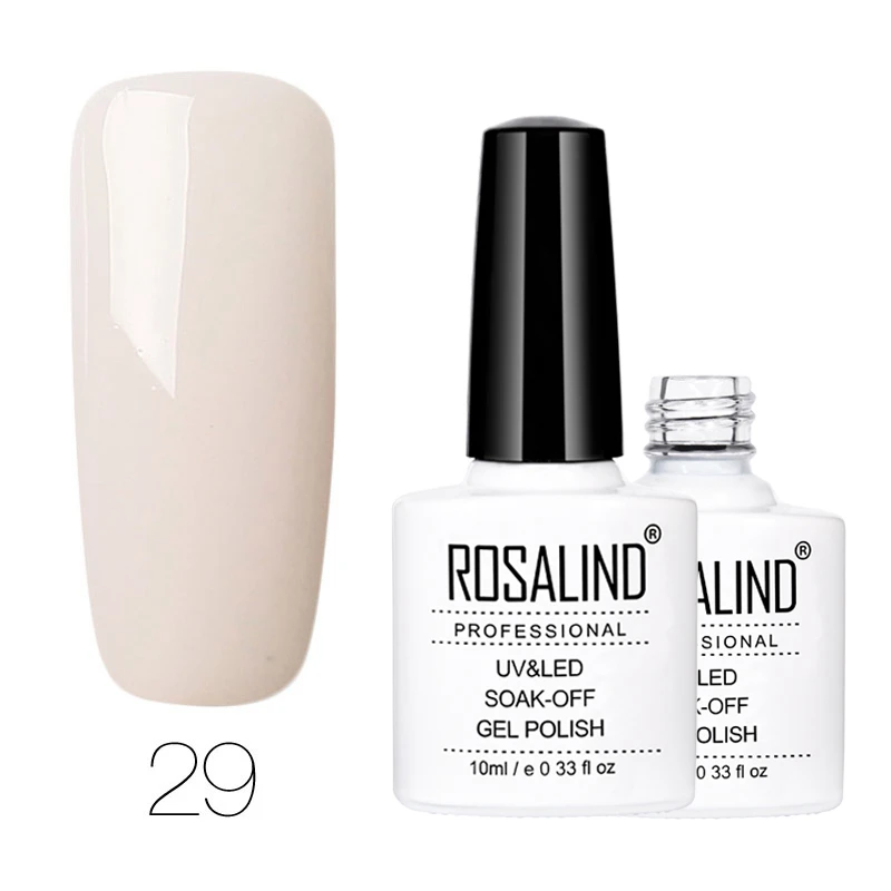 RD29 Rosalind гель 1 лак для ногтей 10 мл Гель-лак для ногтей долговечный замачиваемый лак для ногтей полуперманентный УФ-лампа гель-лаки - Цвет: RD29