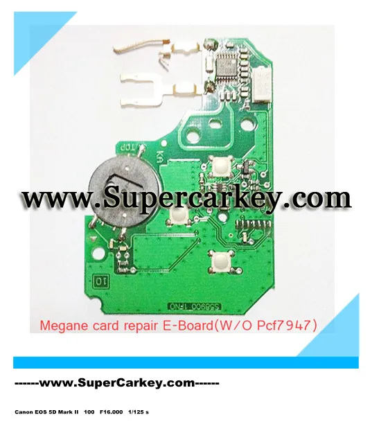 

Free shipping (1 pcs ) Repair pcb set(w/o pcf7947)For Renault Megane card