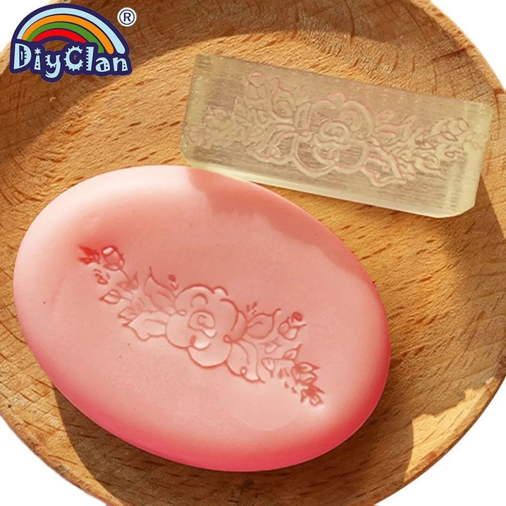 Acrylic DIY flower resin chapte handmade Resin soap stamp chapter mini diy patterns Z0035HZ | Дом и сад
