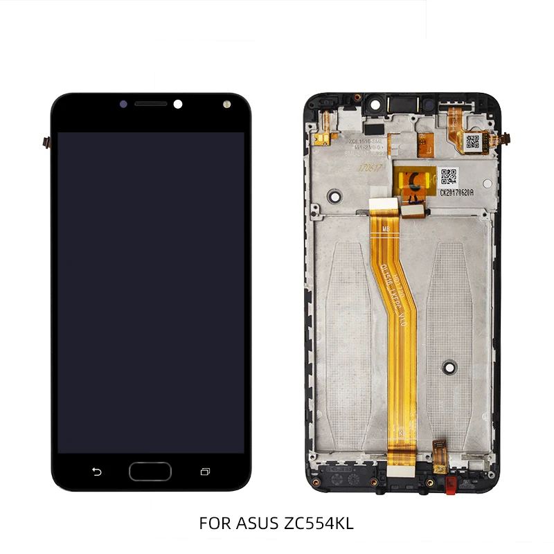 ASUS Zenfone Полный ЖК-экран+ рамка для ASUS Zenfone Max ZC520TL ZC550KL ZC554KL ЖК-дисплей+ кодирующий преобразователь сенсорного экрана в сборе