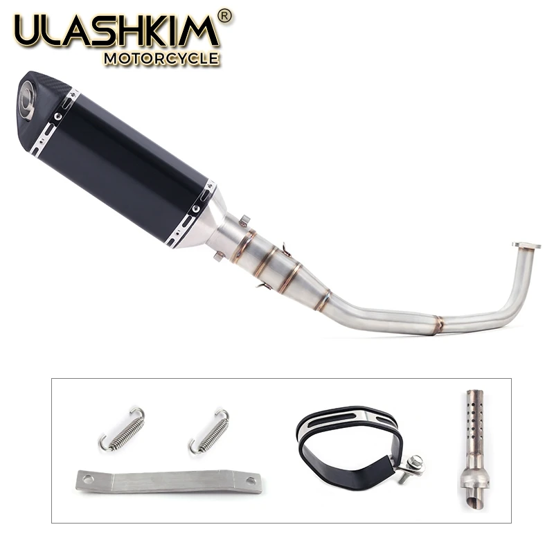 SH150 SH 125 150I мотоцикл выхлопной Mascape полный Системы слипоны средняя Соединительная труба глушитель выхлопных газов для Honda SH125 SH150i SH125i - Цвет: same photo