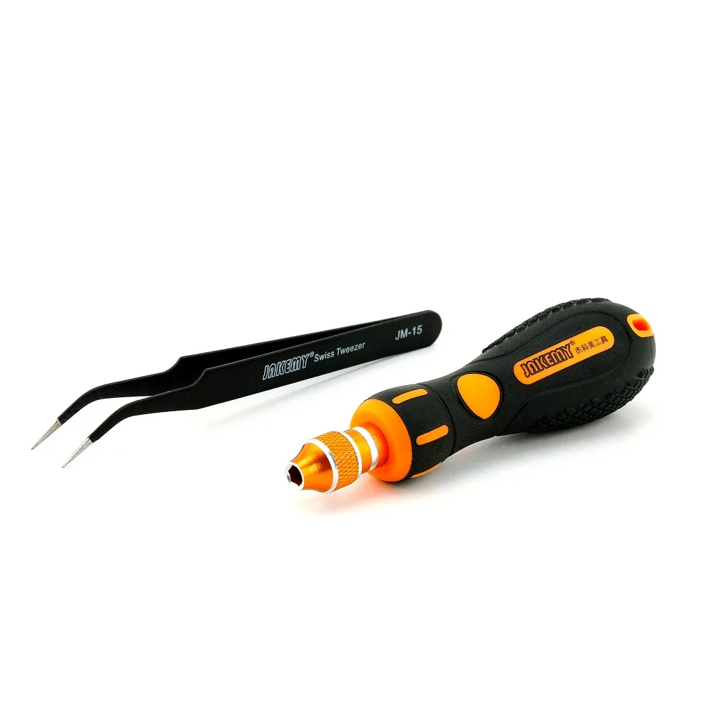JAKEMY Precision Screwdriver Set with Tweezer Mobile Phone Repair Tools Kit For iPhone iPad Samsung Cell Hand | Инструменты