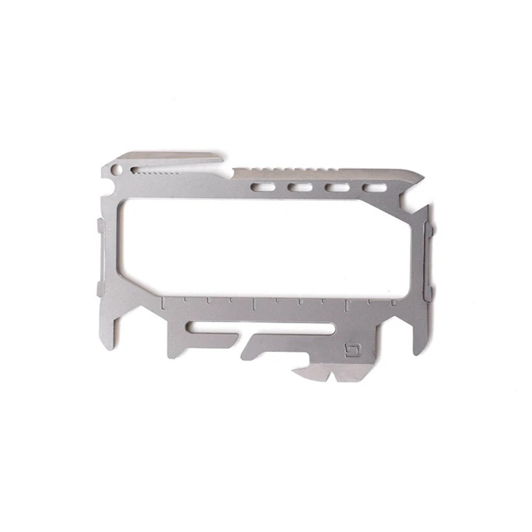 Tool card 1 pieces EDC тактический кошелек для хранения банковских карт креативный многофункциональный металлический инструмент держатель для карт 3 костюма стиль на выбор - Цвет: Tool card 1 pieces