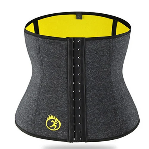 Dark Gray SEXYWG S-6XL тренажер для талии для женщин поддержка талии неопрен сауна Корректирующее белье для похудения Пояс для спортзала размера плюс - Цвет: Dark Gray