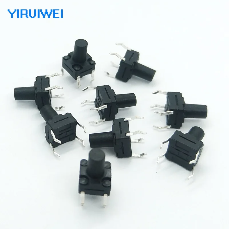 6X6X9mm 4pin водонепроницаемый DIP Тактильные Такт Мини кнопочный переключатель Микро