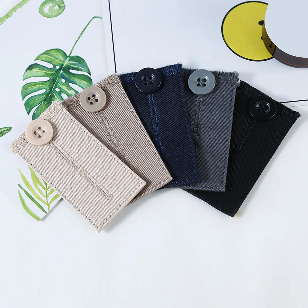 Штаны для талии кнопка мужчин и женщин с золотой отделкой металлическая сделай