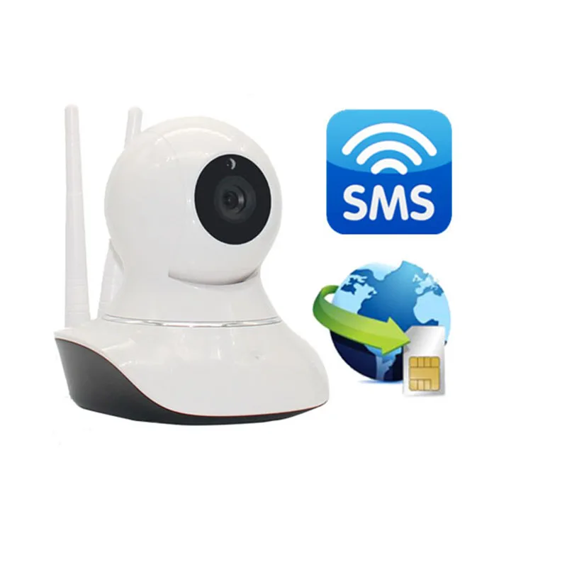 Wifi Alarm Internet GSM Camera SMS Wireless IP Video Security System PIR Motion Detector Remote Control W12H | Безопасность и