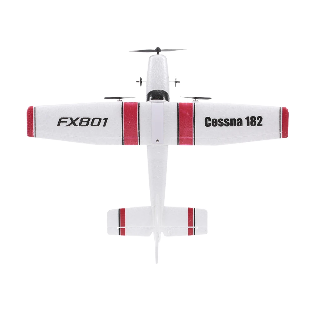 FX801 самолет DIY Радиоуправляемый игрушечный самолёт EPP 182 2 4 ГГц 2CH RC планер модель