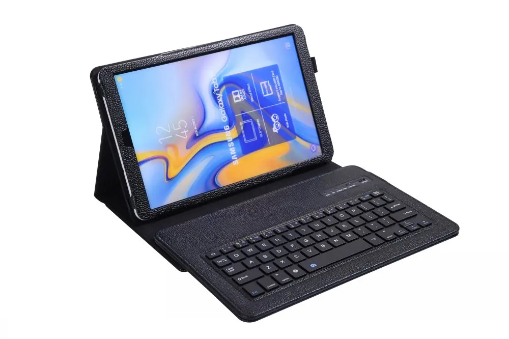 Съемный кожаный чехол с клавиатурой Bluetooth для samsung Galaxy Tab A A2 10,5 T590 T595 SM-T590 чехол с карандашом