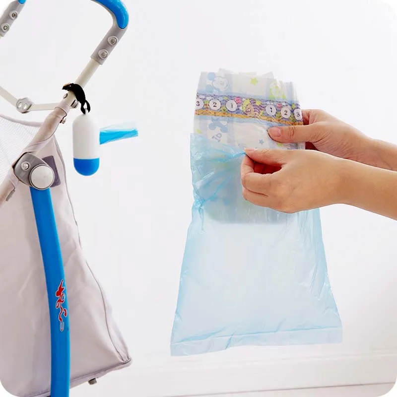 Детские мешки для мусора дорожные сумки подгузников одноразовые сумка на