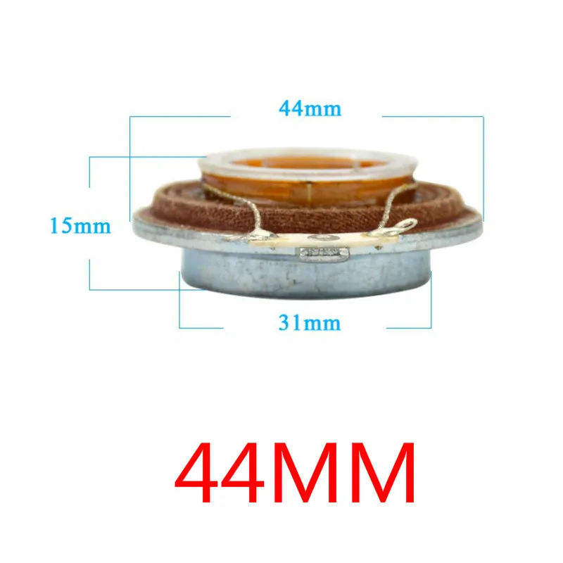 44mm 4Ohm 15W AIYIMA 2 шт. аудио Динамик s 35/44 мм самолет вибрации Динамик-резонансная томография Динамик 15 Вт 4 Ом «сделай сам» для дома Театр - Цвет: 44mm 4Ohm 15W