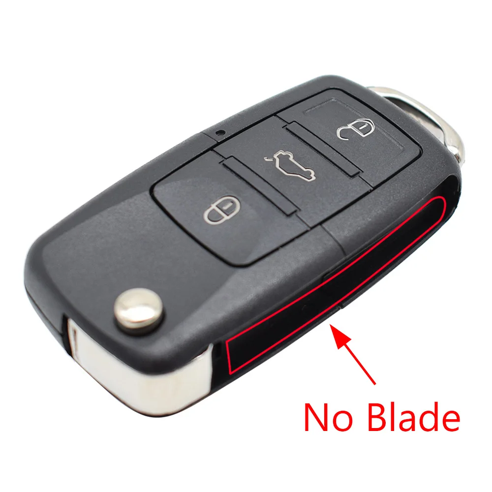 3 корпус для ключей на кнопке VW Golf MK6 Polo Bora Beetle Tiguan Passat Caddy Scirocco чехол брелока