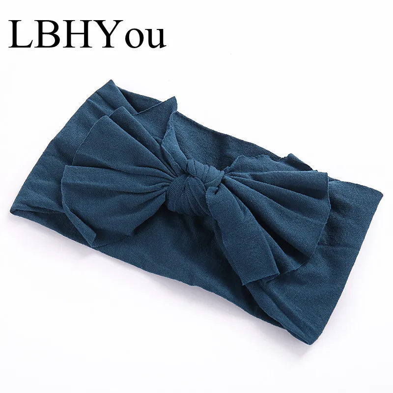 1 шт. бант из нейлона повязка на голову для новорожденных девочек эластичный