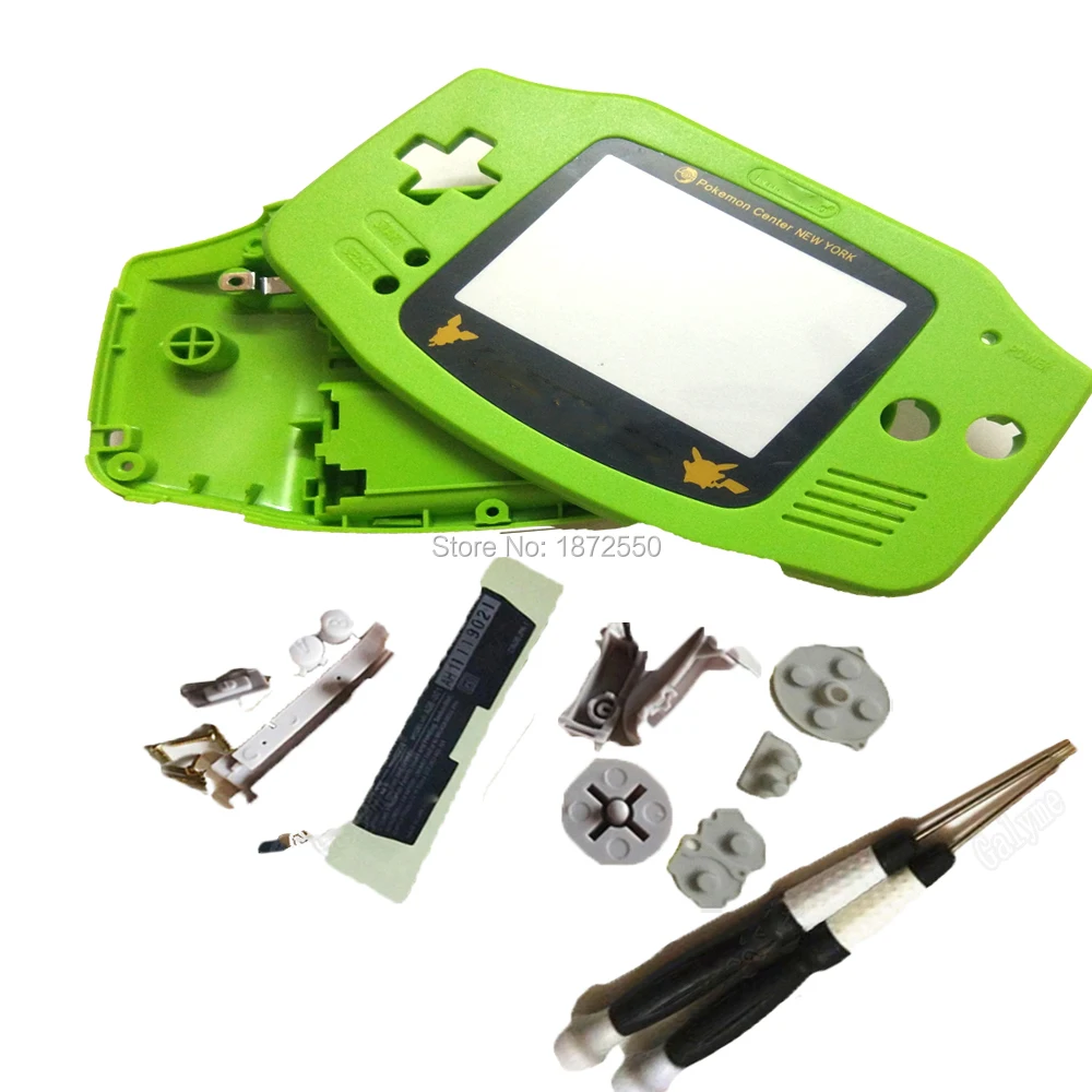 Новый темно зеленый Корпус Корпуса подходит для NintendoGBA GameboyAdvance чехол игровая
