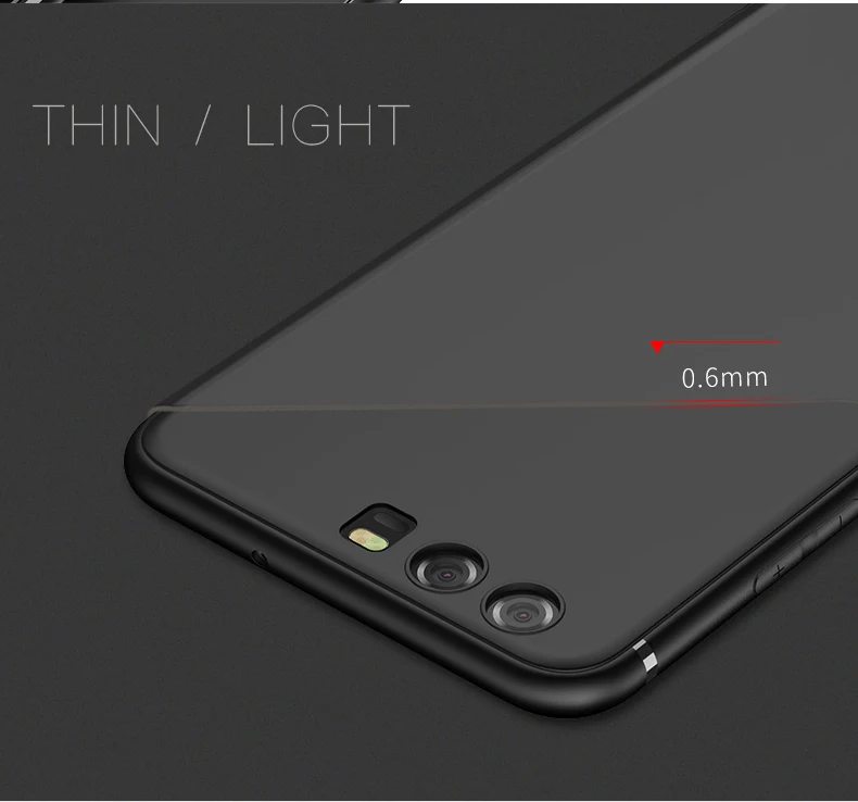 CAPSSICUM Ультратонкий Мягкий матовый чехол для huawei P10 P10 Plus чехол s TPU Гибкая тонкая гелевая задняя крышка P10Plus