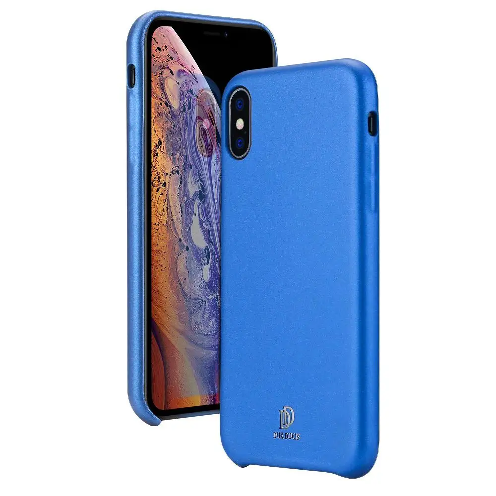 Kuulee DUX DUCIS для iPhone XS MAX мягкий чехол из искусственной кожи противоударный полная