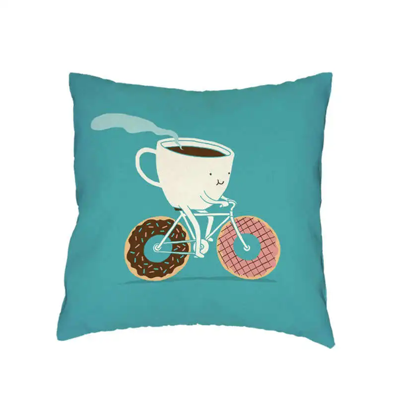 Прямая поставка наволочка чехол с милыми животными подушка Корона 45x45 см