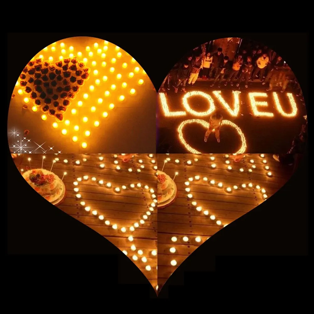 9Pcs LED candle light remote controlled Flickering Tea Light Timing Electronics Candle Lamp for waxless Bar Wedding Decoration |