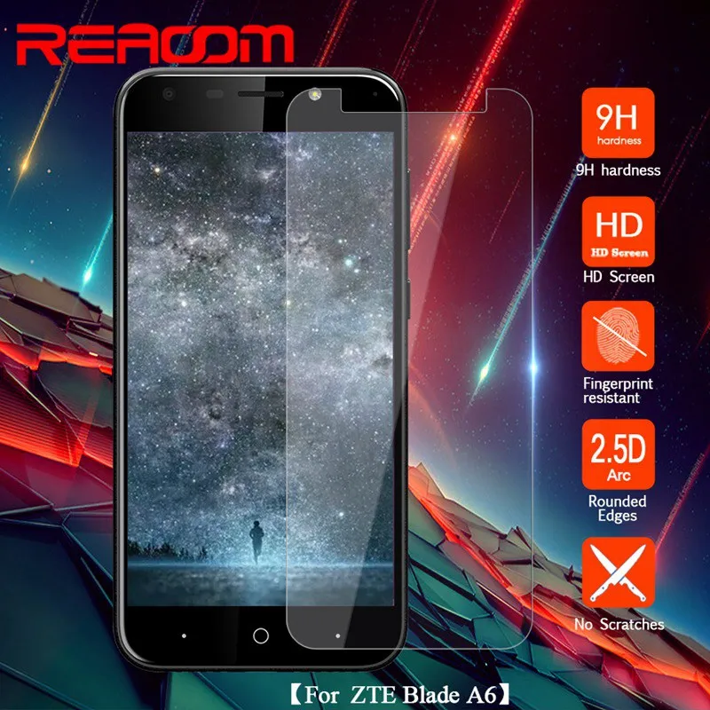 Reaoom 9h 2 5D телефон защитный Стекло для zte лезвие A6 Экран Защитная крышка Дисплей