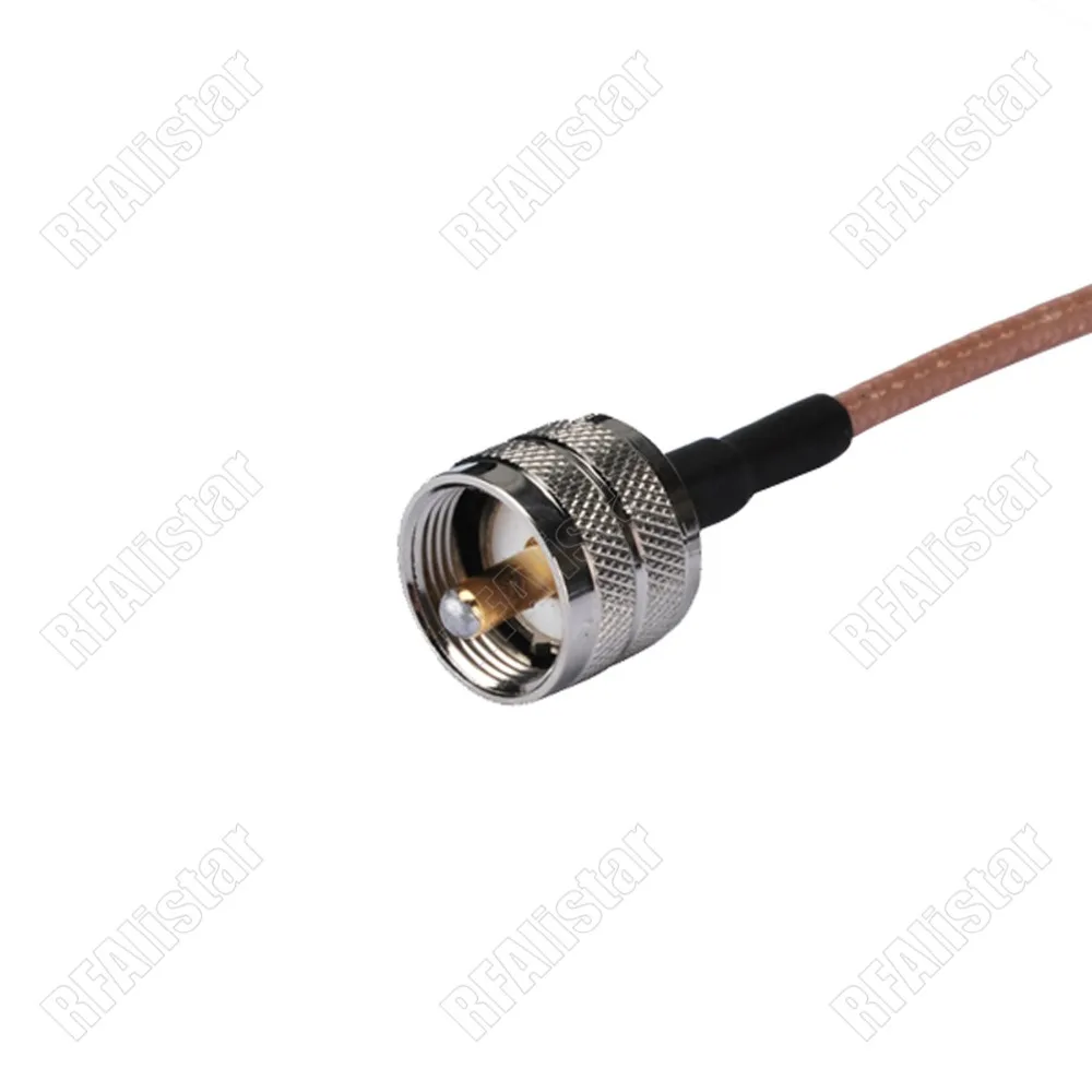 UHF Male к PL259 Plug RG316 RF отрезок коаксиального кабеля Assembly для Wi Fi антенны WLAN 15 см/30 см/50