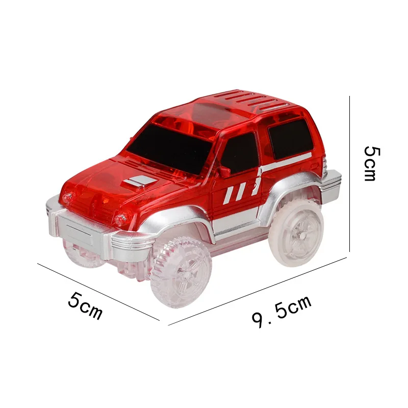

Electronics Car With Flashing Lights Educational Toys For Children Magic Racing Glows Track Set Boys Birthday Gift