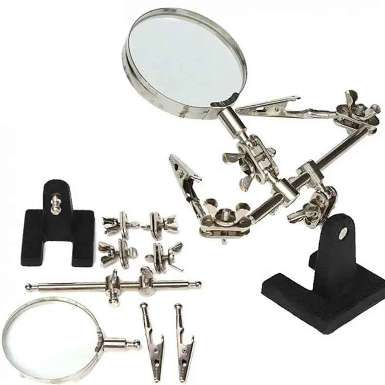 Xinxiang Standing Style Auxiliary clip Magnifier Suitable for Circuit Board Inspection and Maintenance / Carving / Welding