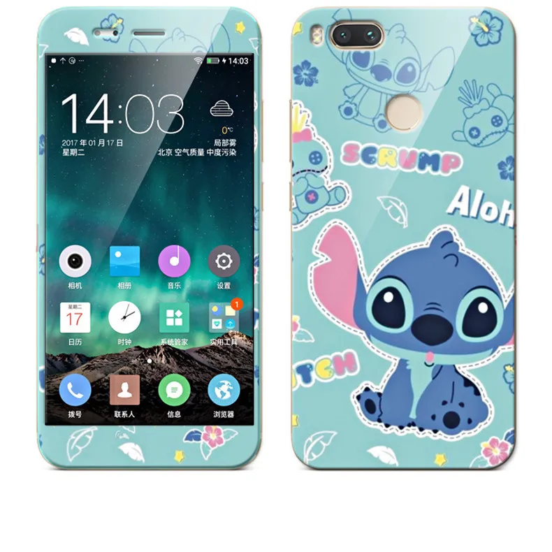Чехол для xiaomi mi A1 защитный чехол из ТПУ с углом обзора 360 градусов и встроенным