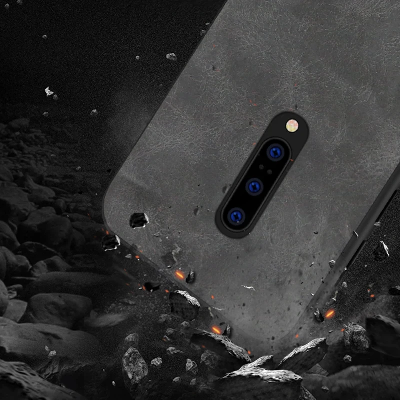 Роскошный винтажный кожаный чехол для телефона Oneplus 7 pro мягкий резиновый из ТПУ 5 6