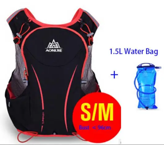 AONIJIE 5L для женщин и мужчин марафон гидратационный жилет пакет для 1.5L воды мешок Велоспорт Пешие прогулки сумка Открытый Спорт бег рюкзак - Цвет: Style 5