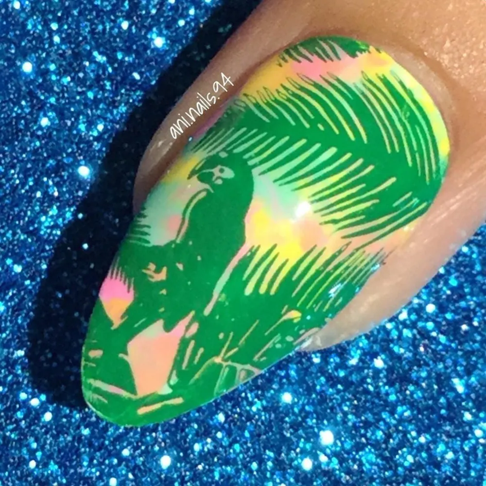 BeautyBigBang штамповка для ногтей с геометрическим рисунком Цветочных Элементов шаблон для ногтей пластина прямоугольный трафарет штамп BBB XL-024