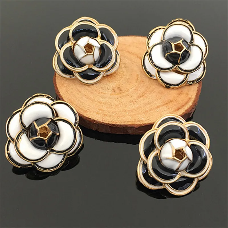 2016New 200 мм шт. 25 Камелия C хвостовиком кнопка для свадьбы украшения и DIY волос