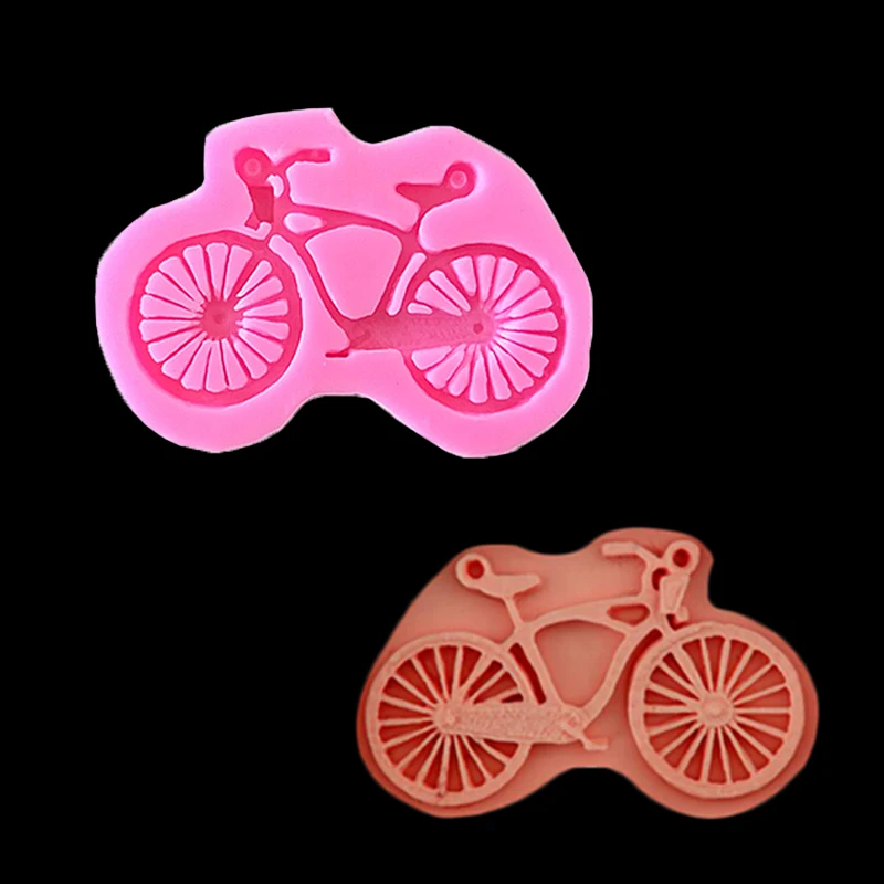 Инструменты для украшения свадебного торта в форме велосипеда 3d Силиконовая