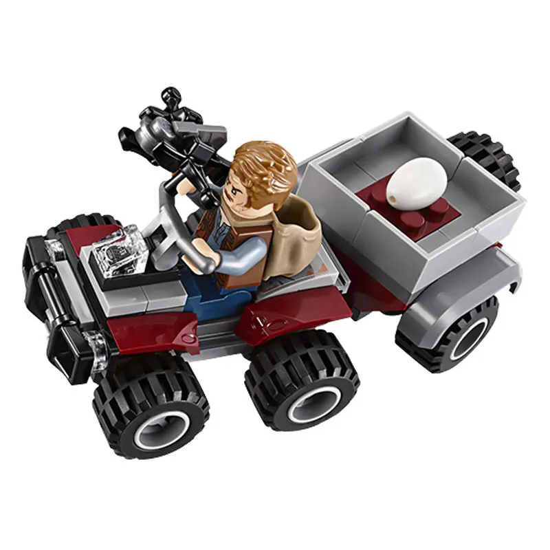 Bela Jurassic World Blue's Helicopter Pursuit Building Kit совместимые Legoings 75928 строительные игрушки