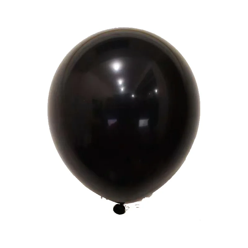 black 10/30/100 шт 12 дюймов 10 дюймов MacBook Air латексные шары, гелий одежда для свадьбы, дня рождения Воздушные шары украшения розового и белого цвета Globos вечерние поставки - Цвет: black