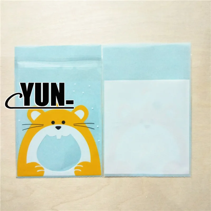 Подарочный пакет с мультяшными животными 100 шт. питомцы печенье кошка свинья