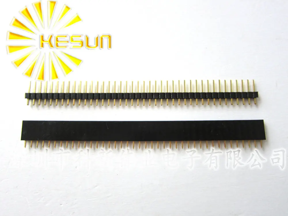 10 шт x 1*40 2*40 40Pin 2 54 мм Однорядные прямые мужские и женские блестящие