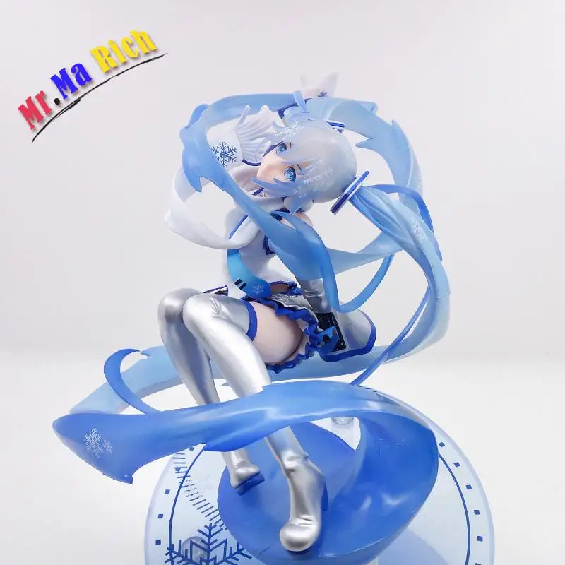 Новые сексуальные аниме фигурки Вокалоид Хацунэ Мику Снежная 2017 15th Anniversary Ver 1/7