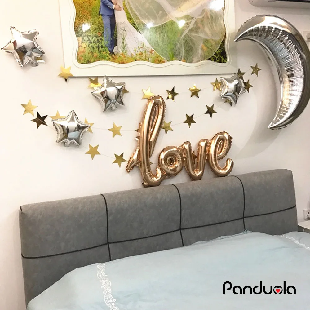 Воздушные шары с буквами 1 шт. украшение на годовщину свадьбу день святого