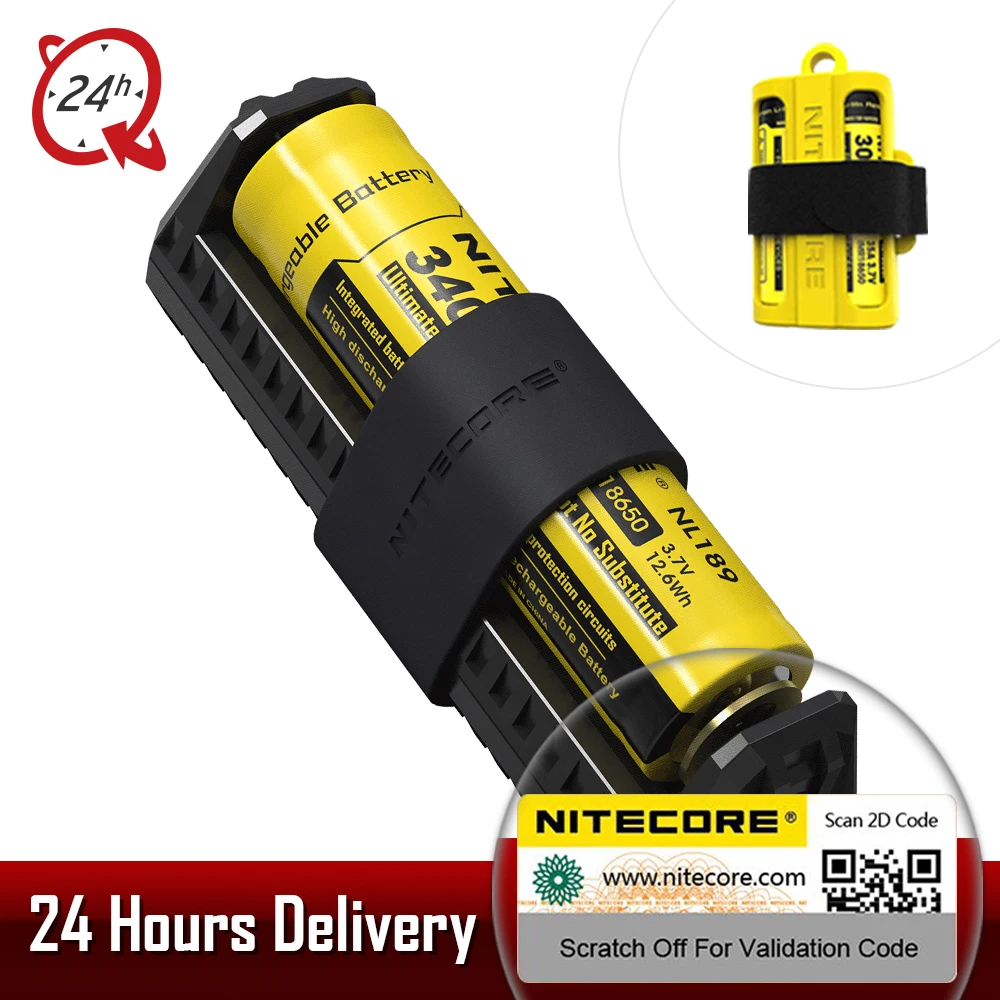 100% оригинальное умное зарядное устройство Nitecore F1 Micro USB для зарядки аккумуляторов