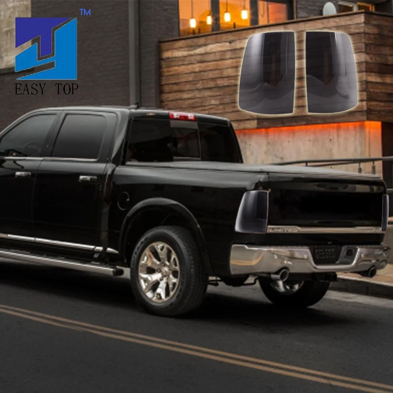 Для 2009 2018 Dodge Ram 1500 2500 3500 светодиодный ная трубка задние фонари черный дым стоп