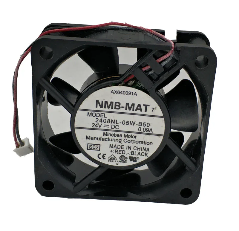 NMB 6 см 2408NL 05W B59 24V 0.09A 3 Вентилятор 60*60*20 мм B50|fan 24v|6cm fan24v fan |