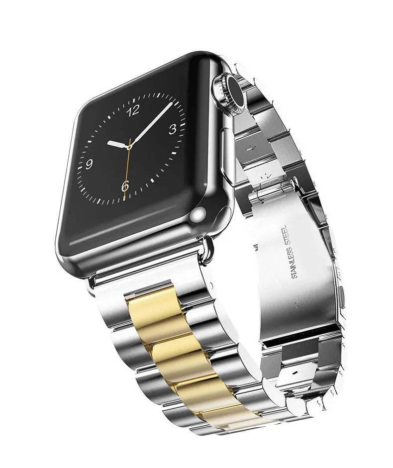 Ремешок EIMO для Apple Watch 4 iwatch, ремешок 42 мм, 44 мм, 38 мм, 40 мм, часы correa, браслет из нержавеющей стали, аксессуары для часов