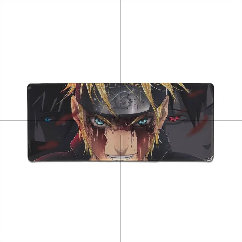 Lock Edge 30x80cm Maiyaca Подарочный коврик для мальчика Наруто Аниме резиновый коврик для мышки игровой ноутбук ПК компьютерный игровой коврик большой коврик для мыши геймер Коврик для мыши - Цвет: Lock Edge 30x80cm