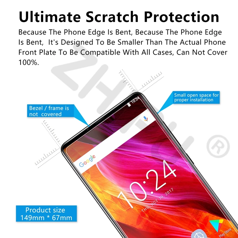 2.5D 0 26 мм 9H Премиум Закаленное стекло для OUKITEL MIX 2 5 99 дюйма Защитная пленка |